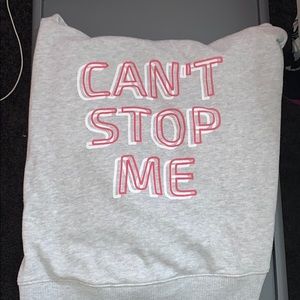 cropped Aerie Can’t Stop Me Sweatshirt
